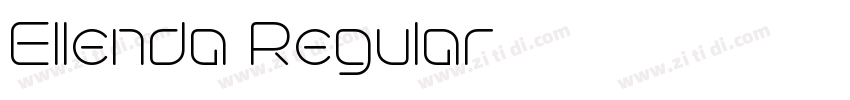 Ellenda Regular字体转换 Ellenda Regular字体转换